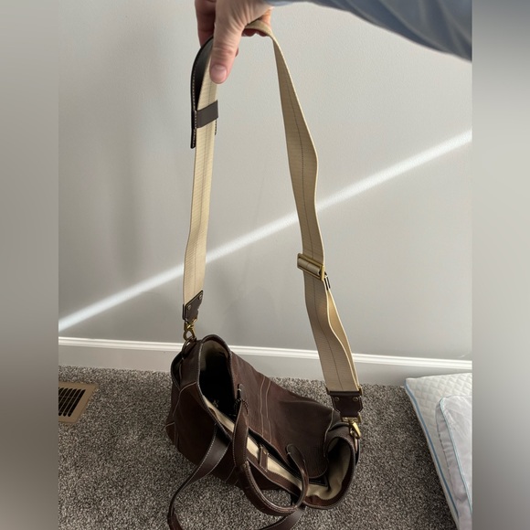 Coach Brown Leather Tote Bag - Picture 4 of 7